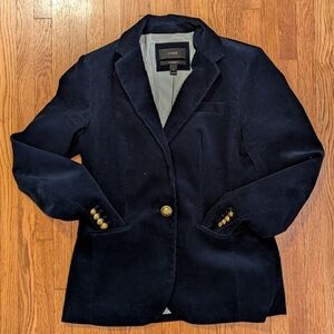 J. Crew Navy Corduroy Blazer